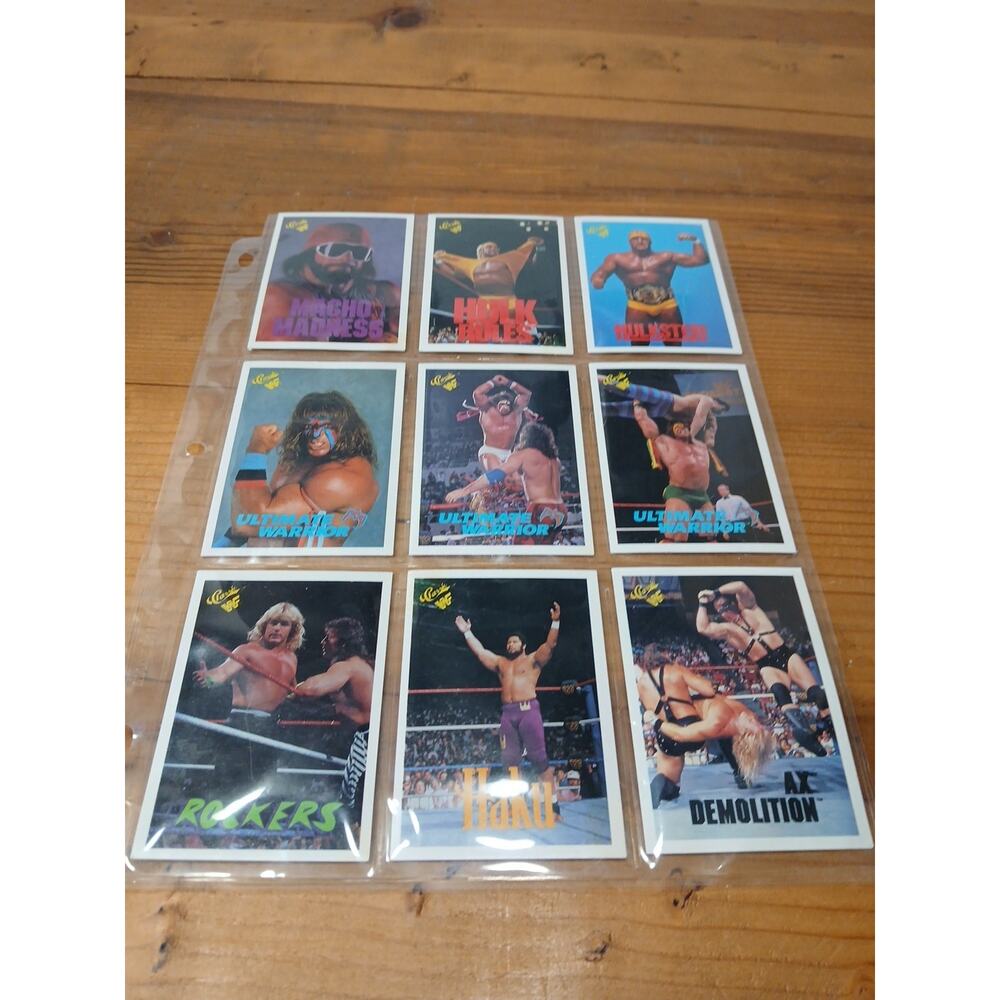 WCW WWF Classics Trading Card SET Of 100 +